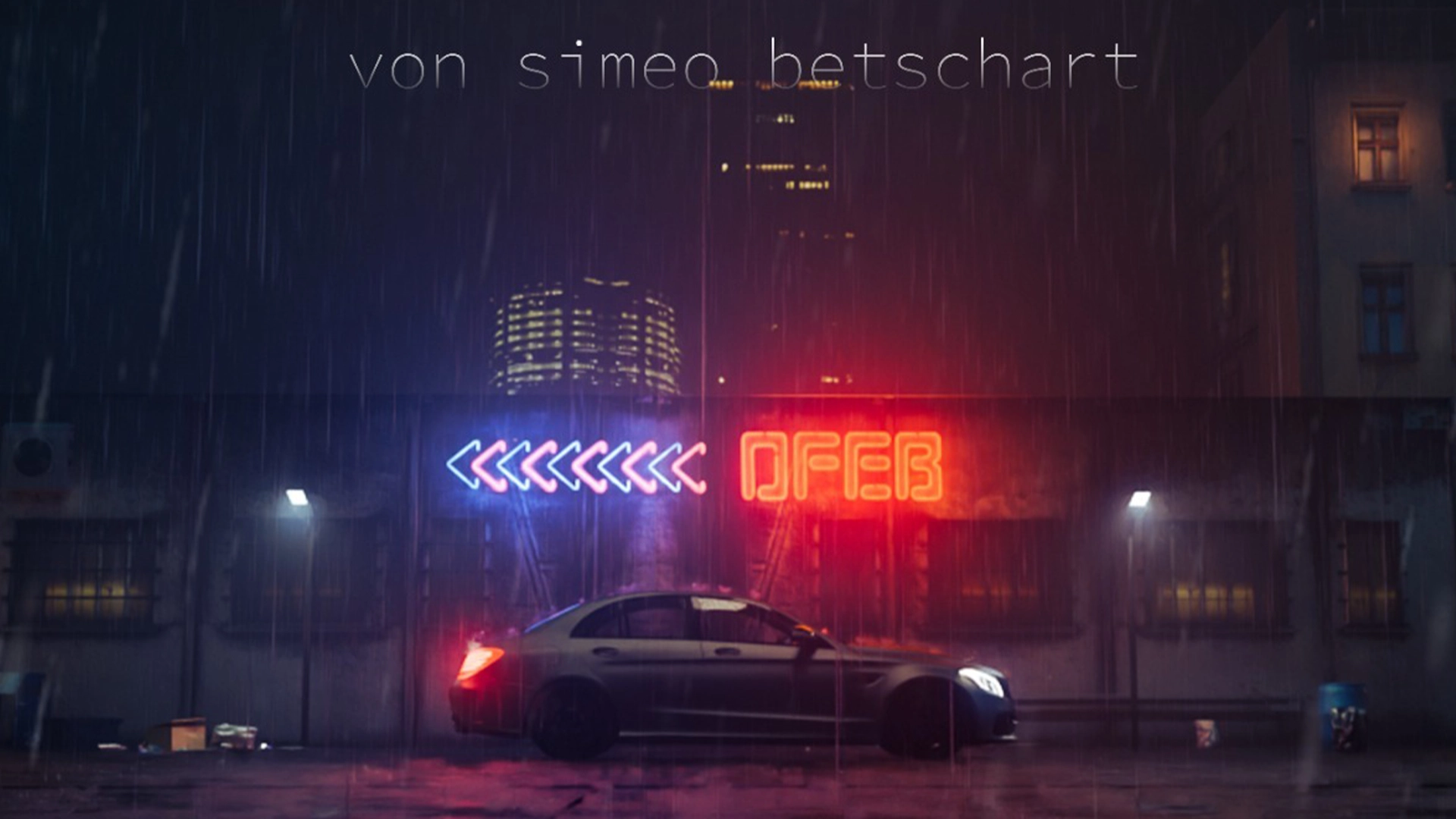 Detailansicht des Filmplakats zum Animationsfilm 'Vergeben' von Regisseur Simeo Betschart